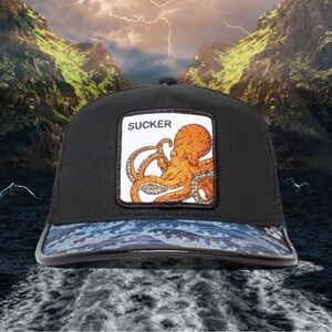 Goorin Farm Trucker Baseball Hat Sucker Beast Release The Kraken It Open Octopus